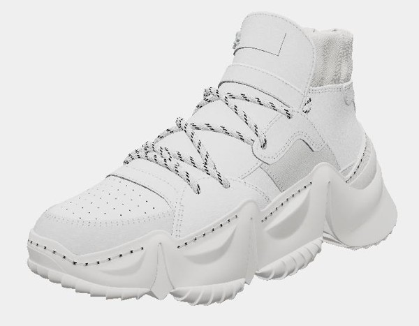 Vista del modelo del sneaker